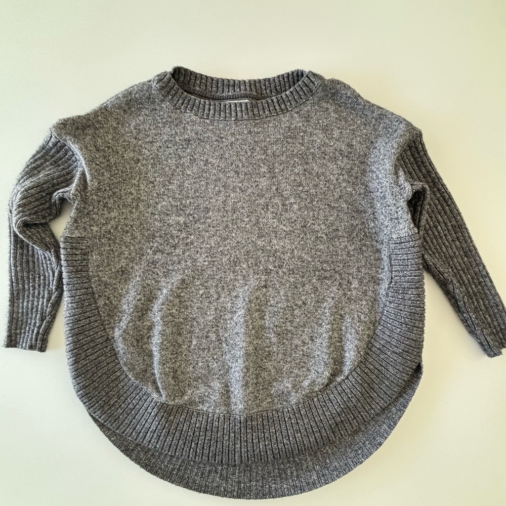 Sundance | Valeria Pullover Sweater | Marled Round Hem | Grey | Women's Medium